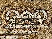 D&eacute;tail de la mosa&iuml;que &quot;Volutes de Pannonie&quot; &ndash; opus tesselatum. Deuxi&egrave;me moiti&eacute; du IV- &egrave;me si&egrave;cle, mus&eacute;e des mosa&iuml;ques romaines &agrave; Devnya