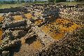 Deultum / Debelt, dans le carr&eacute; jaune - une partie de l&#039;hypocauste des thermes