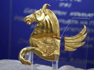Le Pégasus en or, musée d'Abritus Présentation du site Abritus