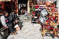 Vendeur de tapisseries traditionnelles, &agrave; Bansko