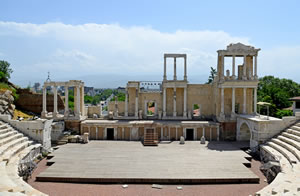 Le théâtre romain de Plovdiv, Bulgarie
