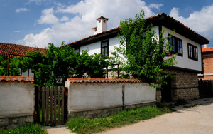 La rue des pêcheurs à Toutrakan, Bulgarie