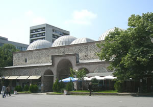 Le marché couvert de Yambol, Bulgarie