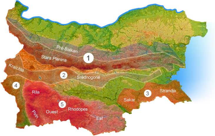 Les principales régions montagneuses Les Montagnes