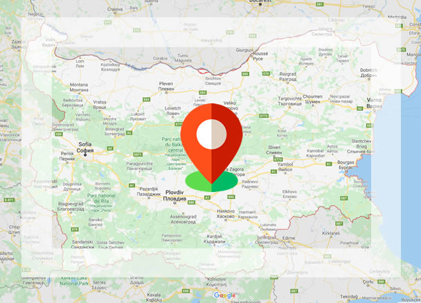 Carte interactive Bulgarie